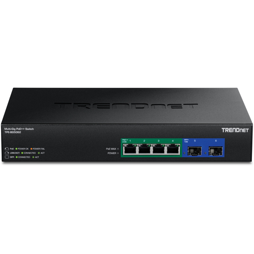 TRENDnet TPE-BG5062 4 Anschlüsse Ethernet-Switch - 2.5 Gigabit Ethernet, 10 Gigabit Ethernet - 2.5GBase-T, 10GBase-X - 2 U