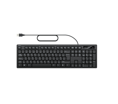 Belkin Connect Combo Keyboard & Mouse - English - USB Type A Cable Keyboard - USB Type A Cable Mouse - Optical - 1200 dpi 