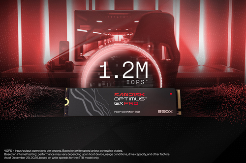 SanDisk Optimus GX PRO Solid State-Laufwerk - M.2 2280 Intern - 4 TB - PCI Express NVMe (PCI Express NVMe 4.0 x4) - Spielk