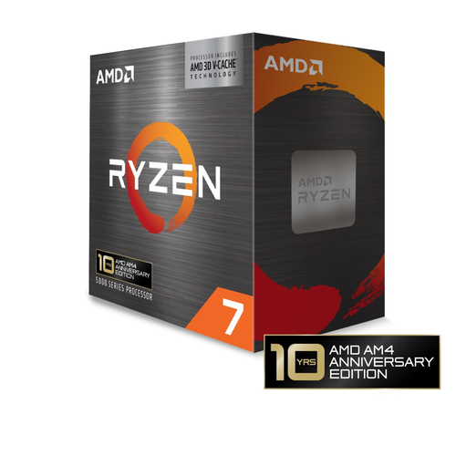 AMD Ryzen 7 5800X3D. Processor family: AMD Ryzen™ 7, Processor socket: Socket AM4, Processor lithography: 7 nm. Memory cha