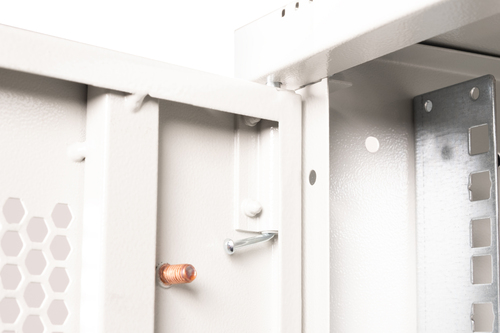 Digitus SOHO PRO 9U Wandmontierbar Geschlossener Schrank Rackschrank für Networking - Hellgrau - Stahl, Blech - 60 kg Maxi