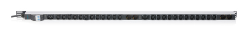 Digitus Basis IT PDU, single-phase 32 A, 24 x C13, 2 x C19, 4 x grounded outlets, 3 m power cord, IEC 60309 32 A plug. PDU