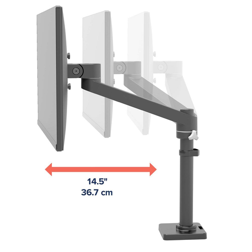 Ergotron NX Series NX MONITOR ARM BLACK. Mounting: Clamp, Maximum weight capacity: 8 kg, Minimum screen size: 0 mm (0"), M