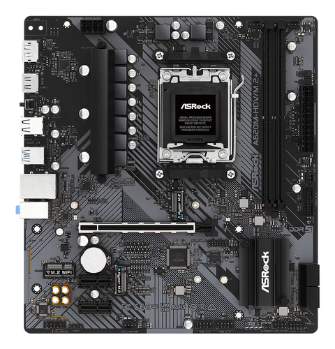 ASRock A620M-HDV/M.2+ Desktop-Mainboard - AMD A620 Chipsatz - Buchse AM5 - Micro ATX - Ryzen 7 Unterstützter Prozessor - 9