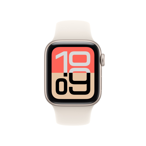 Apple Watch SE 3 Smartwatch - 40 mm Case Height - 34 mm Case Width - Starlight Tasche, Farbe - Starlight Band Color - Alum