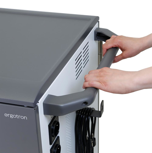 Ergotron YESMOR36. Type: Freestanding, Product colour: Black, Grey, Wheel diameter: 10 cm. Input current: 10 A. Certificat
