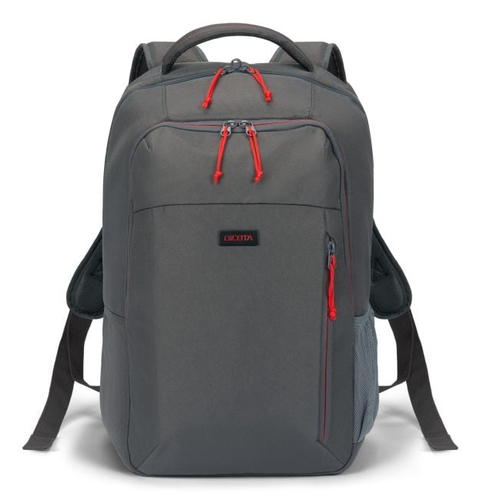 Dicota SPIN II Tasche (Rucksack) für 33 cm (13 Zoll) bis 40,6 cm (16 Zoll) Notebook - Grau - 600D rPET Polyester Körper - 