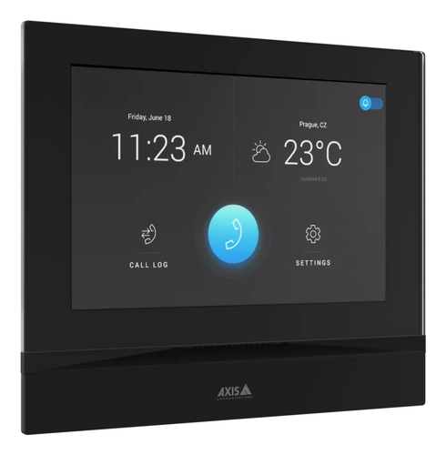 AXIS I5304 17,8 cm (7 Zoll) Funkstation mit Monitor (Zweitmonitor) - TAA-konform - Touchscreen LCD - Full-duplex - Plastik