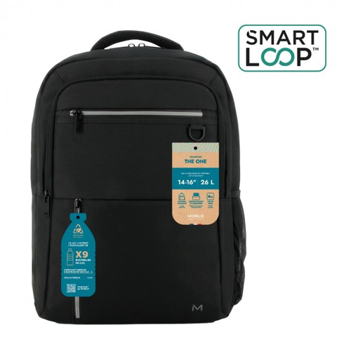 Mobilis 003084. Tipo de mochila: Mochila casual, Cor principal do produto: Preto, Estilo: Cidade. Largura: 300 mm, Profund