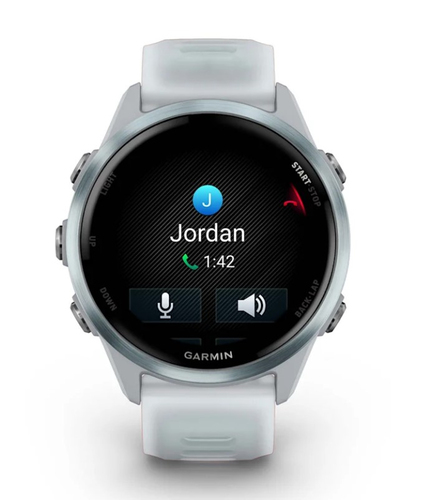 Garmin Forerunner 570 Smart Watch - 42 mm Case Height - Cloud, Blue Body Color - Aluminium Body Material - Speaker, Phone,