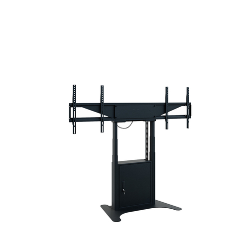 HAGOR Lift für Display, Mini-PC, Kamera, Notebook, A/V-Geräte, Display - Schwarz pulverbeschichtet - Höhenverstellbar - 2 