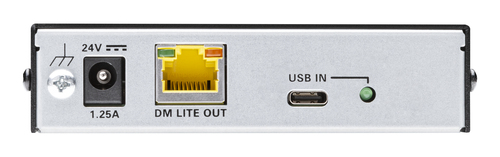 Crestron HD-TX-4KZ-111. Tipo: Receptor AV, Resolução Máxima: 4096 x 2160 pixels, Tipos de cabos suportados: Cat5e. Tecnolo
