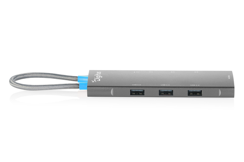 Digitus USB-C Docking Station, 8-Port. Basisgerät Typ: Tablet/Smartphone/Laptop, Markenkompatibilität: Universal. Docking-