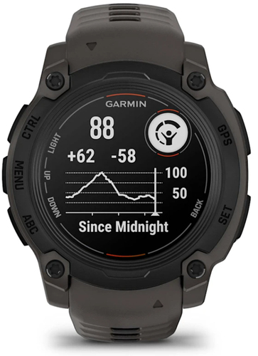 Garmin Instinct E. Display diagonal: 2.18 cm (0.86"), Display technology: MIP, Display resolution: 166 x 166 pixels. Flash