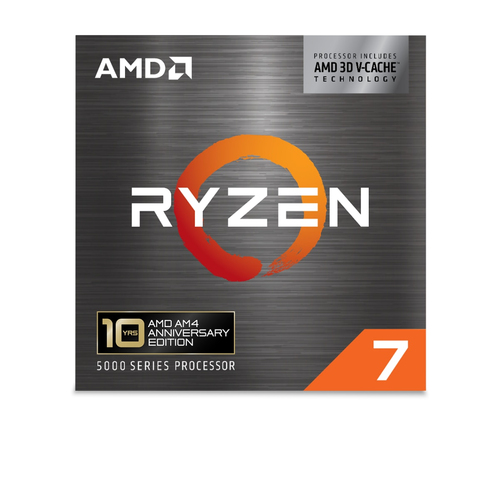 AMD Ryzen 7 5800X3D. Processor family: AMD Ryzen™ 7, Processor socket: Socket AM4, Processor lithography: 7 nm. Memory cha