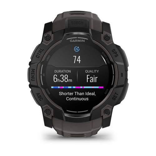Garmin Instinct 3 Smart Watch - Metal Body Material - Polymer Case Material - 3.3 cm (1.3") - AMOLED Display - GPS - 960 H
