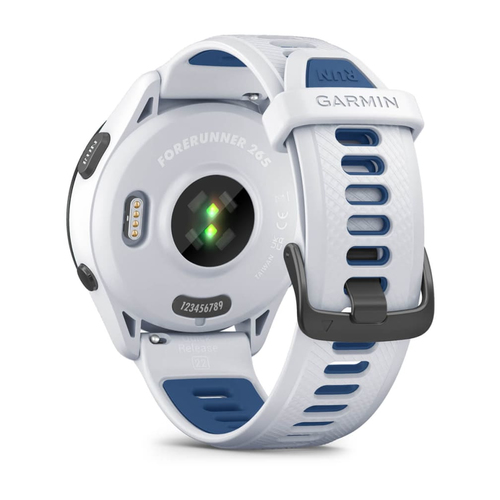 Garmin Forerunner 265. Display diagonal: 3.3 cm (1.3"), Display technology: AMOLED, Display resolution: 416 x 416 pixels, 