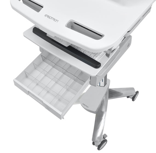 Ergotron StyleView. Product colour: Aluminium, Grey, White, Recommended usage: Laptop, Type: Multimedia cart. Height adjus