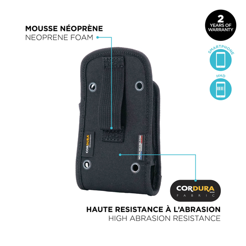 Mobilis Holster Basic. Product type: Holster, Product colour: Black, Material: Neoprene. Width: 112 mm, Depth: 35 mm, Heig