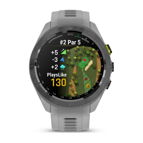 Garmin Approach S70 - 42 mm. Display diagonal: 3.05 cm (1.2"), Display technology: AMOLED, Display resolution: 390 x 390 p