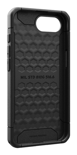 Urban Armor Gear Scout Rugged Case for Apple iPhone 16e Smartphone - Black - Bulk - Impact Resistant, Drop Resistant - Com