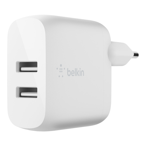 Belkin WCD001VF1MWH. Charger type: Indoor, Power source type: AC, Charger compatibility: Universal. AC adapter output curr