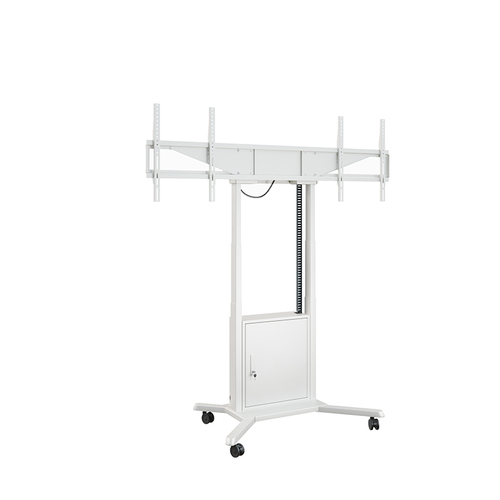 HAGOR Lift für Display - Weiß - Querformat - Höhenverstellbar - 2 Unterstützte(r) Display(s)Bildschirmgröße: 116,8 cm bis 