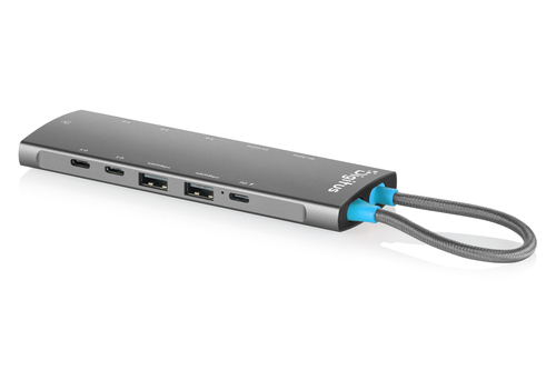 Digitus USB-C Docking Station, 11-Port. Basisgerät Typ: Tablet/Smartphone/Laptop, Markenkompatibilität: Universal. Docking