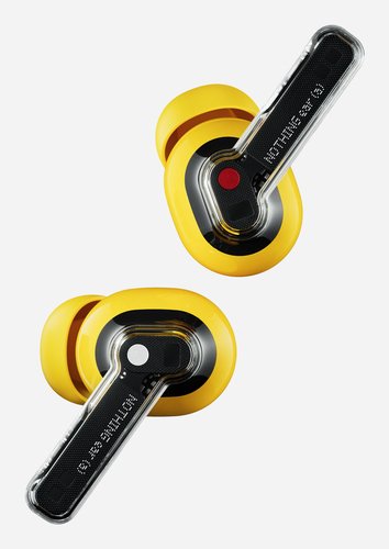 Nothing Ear (a) True Wireless Earbud Stereo Earset - Yellow, Transparent - Binaural - In-ear - 1000 cm - Bluetooth - Noise