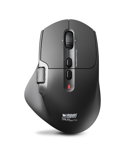 Urban Factory ONLEE PRO PLUS: OPTICAL BLUETOOTH AND 2.4GHZ MOUSE WITH FREE WHEEL TECHNOLOGY - 7200DPI – LATERAL WHEEL - RE