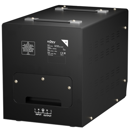 nJoy Alvis 5000. Nominal input voltage: 150 - 270 V, Input frequency: 50/60 Hz. Output voltage: 230 V, Output power capaci