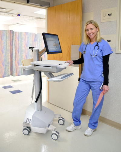 Ergotron SV42-6202-C. Product colour: Aluminium, Grey, White, Recommended usage: Flat panel, Type: Multimedia cart. AC inp