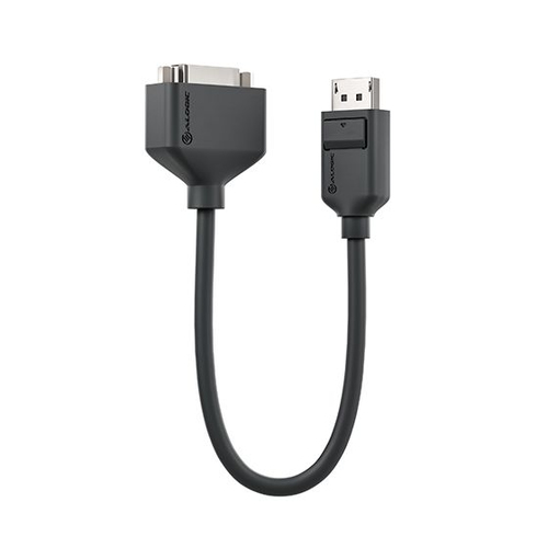Alogic Elements 20 cm DisplayPort/DVI-D Video Cable for Notebook, Video Device, Projector, Monitor, Computer - First End: 