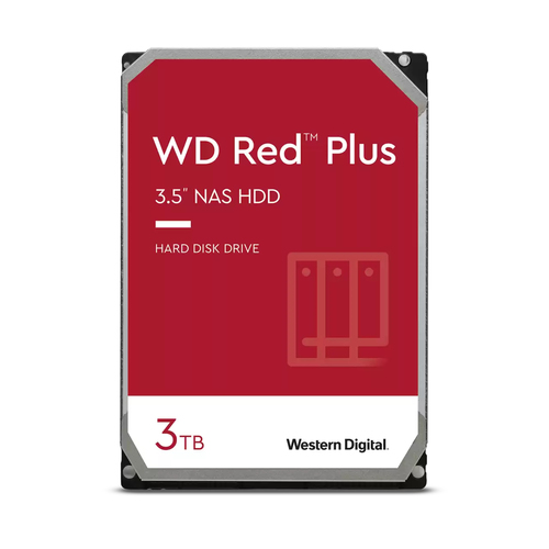 Western Digital Red Plus WD30EFPX, 3.5", 3000 GB, 5400 RPM