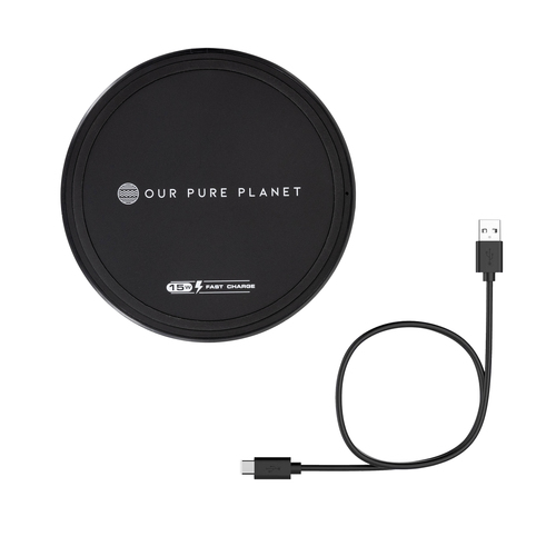 Our Pure Planet Induktionsladegerät - Eingangsstecker: USB - Rutschfest, Statusanzeige, LED-Anzeige