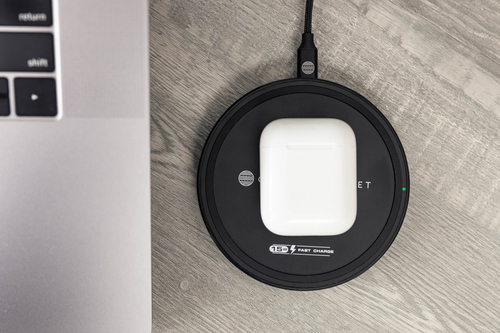 Our Pure Planet Induktionsladegerät - Eingangsstecker: USB - Rutschfest, Statusanzeige, LED-Anzeige