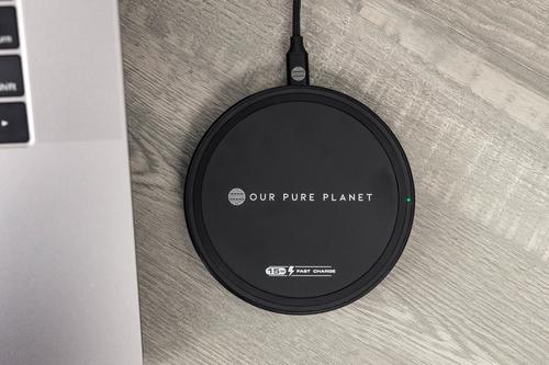 Our Pure Planet Induktionsladegerät - Eingangsstecker: USB - Rutschfest, Statusanzeige, LED-Anzeige