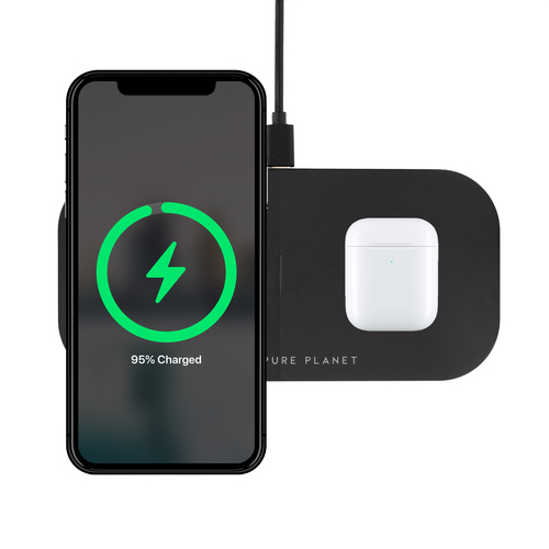 Our Pure Planet Induktionsladegerät - 9 V DC Eingang - 5 V Gleichstrom, 9 V Gleichstrom Ausgang - Eingangsstecker: USB - S