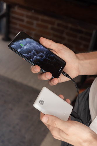 Our Pure Planet Stromspeicher - für Smartphone, Smartwatch - 5000 mAh - 2,10 A - 2 x USB