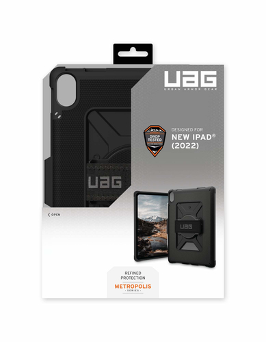 Urban Armor Gear Metropolis Tasche für 27,7 cm (10,9 Zoll) bis 27,9 cm (11 Zoll) Apple iPad (11. Generation), iPad (10. Ge