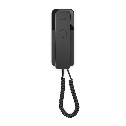 Gigaset 200 Standard-Telefon - Desktop, Wandmontierbar - Schwarz - Hörhilfen-kompatibel