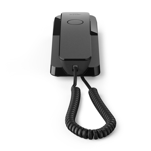 Gigaset 200 Standard-Telefon - Desktop, Wandmontierbar - Schwarz - Hörhilfen-kompatibel
