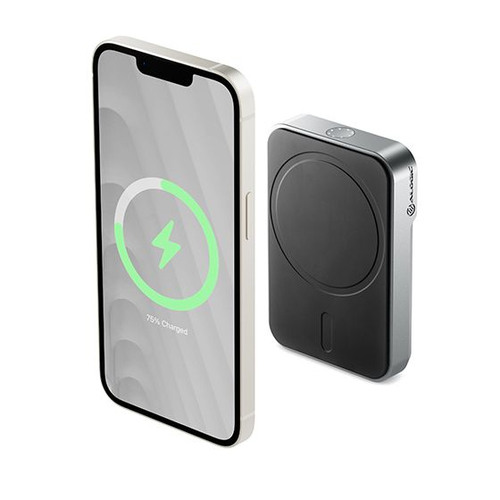 Alogic Matrix Stromspeicher - Schwarz - für Smartphone, Smartwatch, USB Typ C Gerät, Ohrhörer - 5000 mAh - 1 x USB - Schwarz