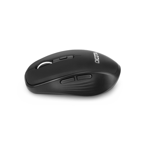 Dicota Travel Maus - Bluetooth - Schwarz - Kabellos - 10 m - 1600 dpi Auflösung - Symmetrisch - 1 x AA Battery Supported