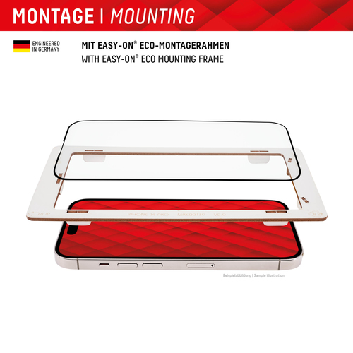 DISPLEX Premium Glas (Full Cover) für Apple iPhone 15/15 Pro