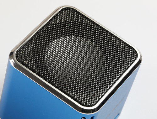 MusicMan Tragbar Lautsprechersystem - Blau - Aufladbarer Akku - USB