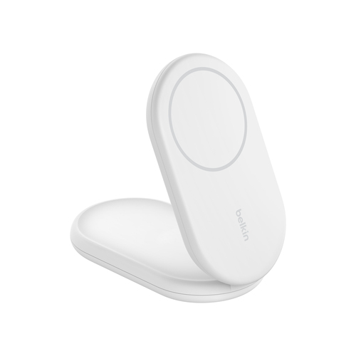 Belkin BoostCharge Induktionsladegerät - Weiß - für Qi2-fähiges Gerät - Magnetisch