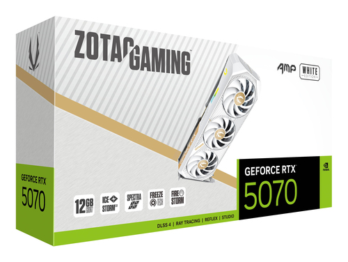 Zotac NVIDIA GeForce RTX 5070 Grafikkarte - 12 GB GDDR7 - 7680 x 4320 - 2,59 GHz Core - 192 Bit Busbreite - PCI Express 5.