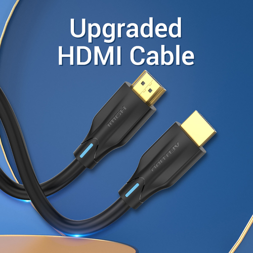 Vention 8K HDMI Cable 3M Black, 3 m, HDMI Type A (Standard), HDMI Type A (Standard), 3D, 48 Gbit/s, Audio Return Channel (