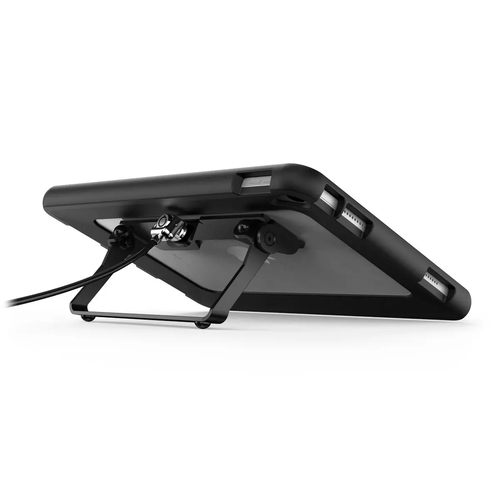 Compulocks iPad 10.2" Secured Kickstand Black - Metal Kickstand for Extra Functionality, Lock Slot and Cable Lock, Mobile,
